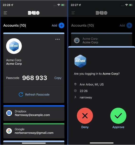 multi-factor authentication